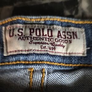 U.S. Polo Assn. Blue Denim Jeans with Classic Twill Weave